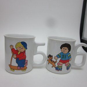 Cabbage Patch Kids mugs 1984